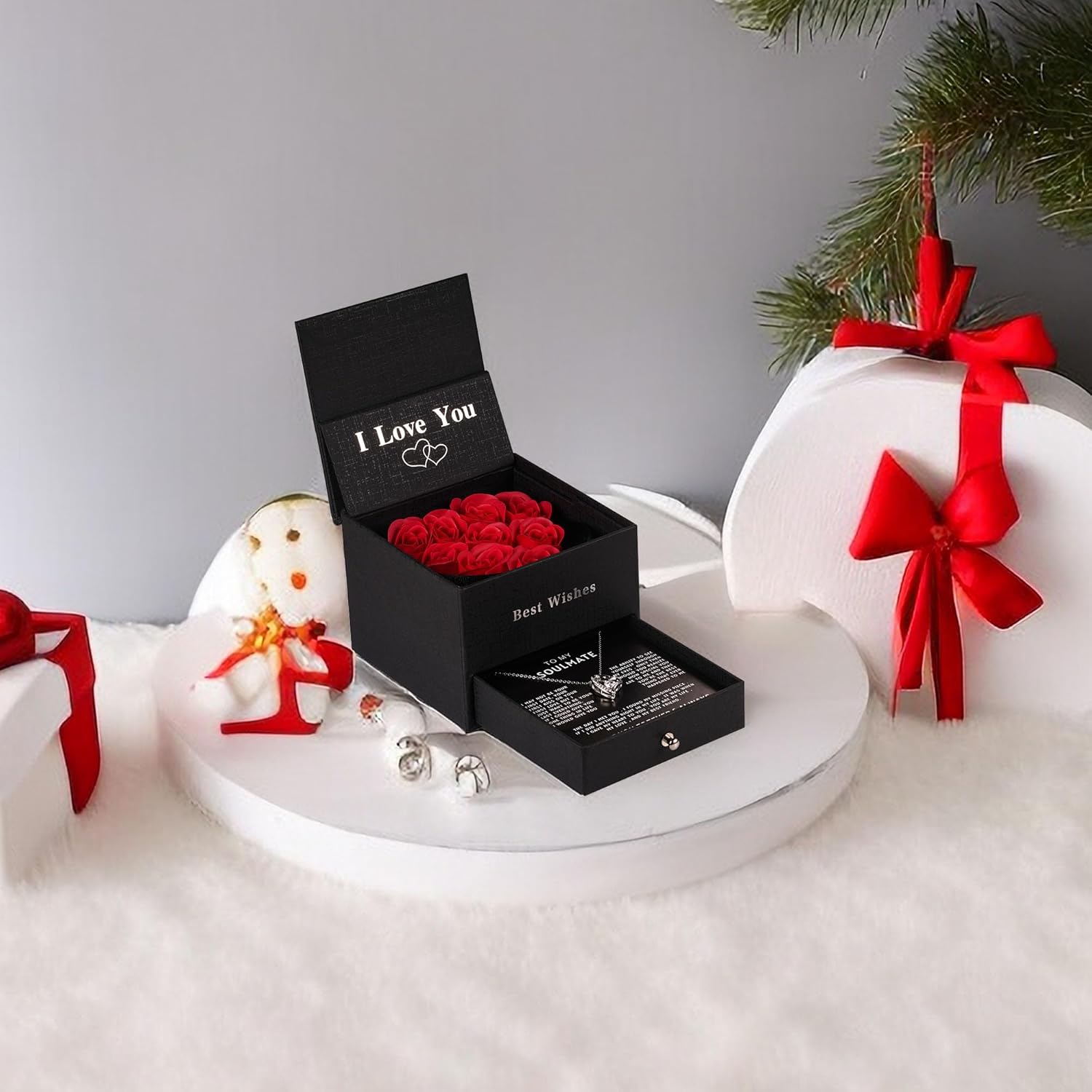 Beautiful Soulmate Necklace To My Girlfriend Wife Necklace My Future Wife Gift Soulmate Jewelry Forever Love Necklace, Love Knot and alluring Necklace - Image 7