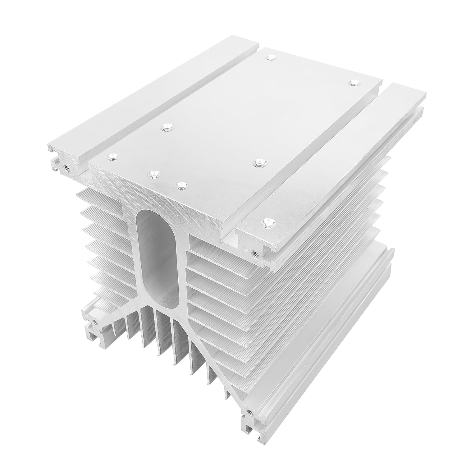 Baomain Heat Sinks Aluminum for Bridge Rectifier, 300A 1600V, MDQ-300A Diode Module,144mm x 125mm x 135mm