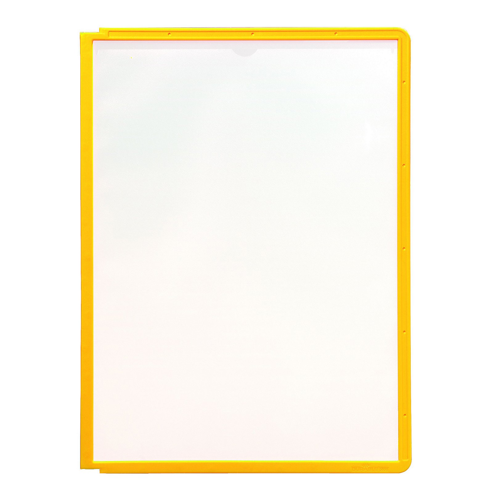 Durable | Klarsichttafel mit Profilrahmen | Für DIN A4, VE 10 Stk, orange