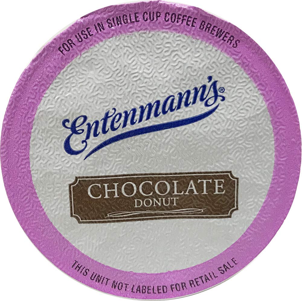 Entenmann's Single Serve Coffee Pods, Chocolate Donut Flavor, 100 Count, Compatible with Single serve-Cup Brewer
