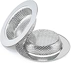 2 Pcs Sink Strainer for Most Kitchen Sink Drain Basket, Upgraded Double-Layer Safe Design Kitchen Sink Strainer (Outer Diameter 4.5 Inch)