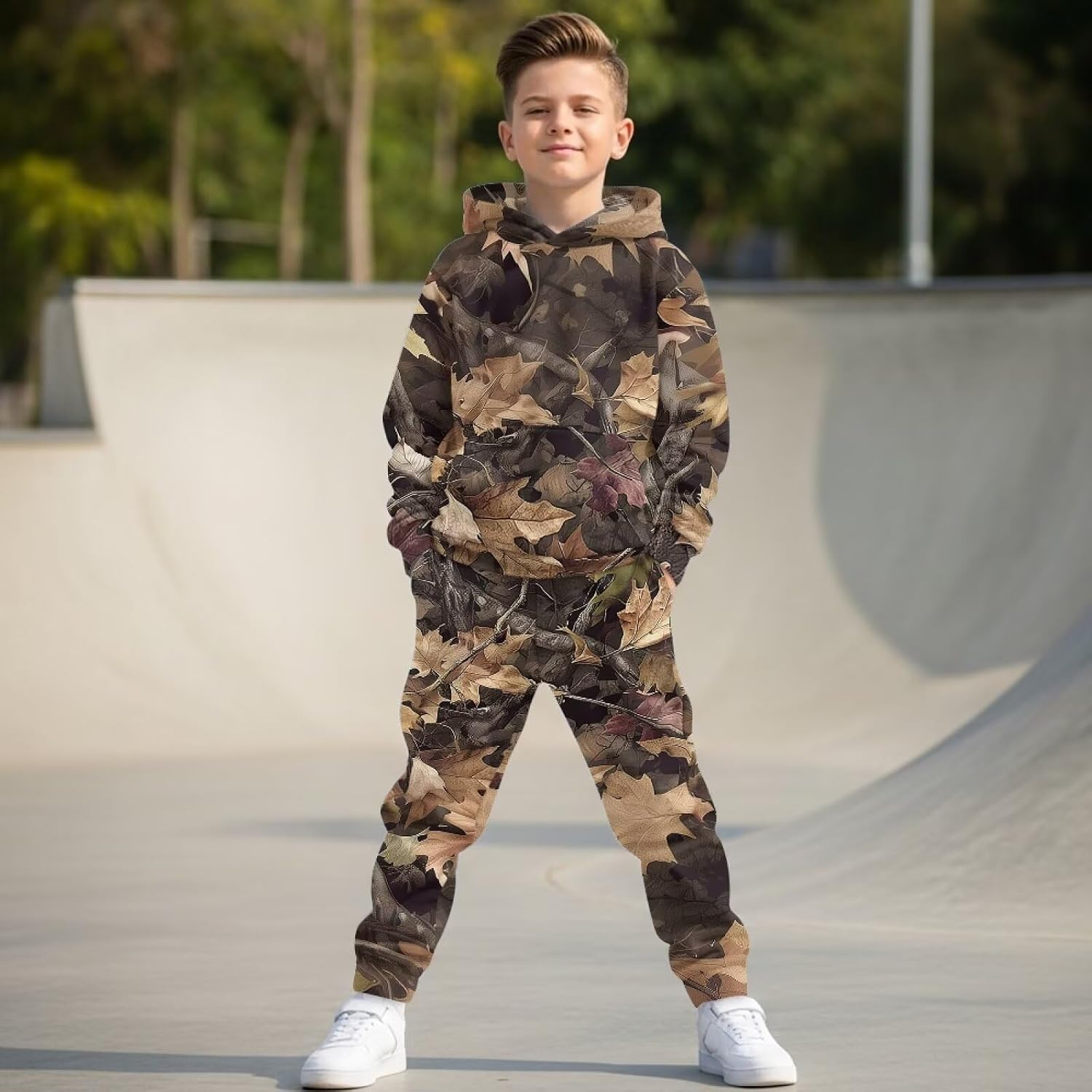 Sweat Suits for Girls Fashion Kids Sweatpants Athletic Sets Polyester Hoodie and Pant Long Sleeve Sweatshirt