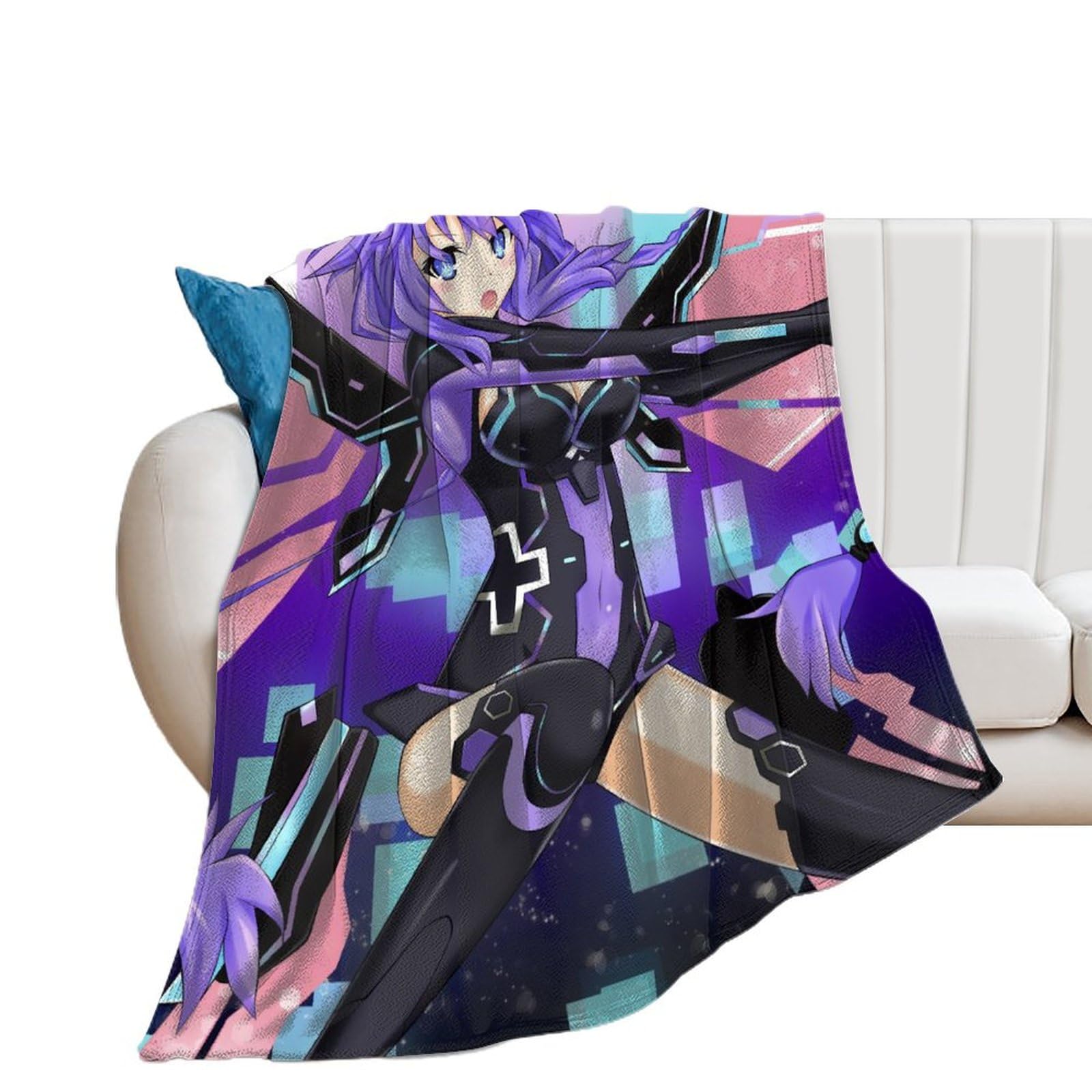 Couverture polaire anime girl le cadeau d'anniversaire parfait