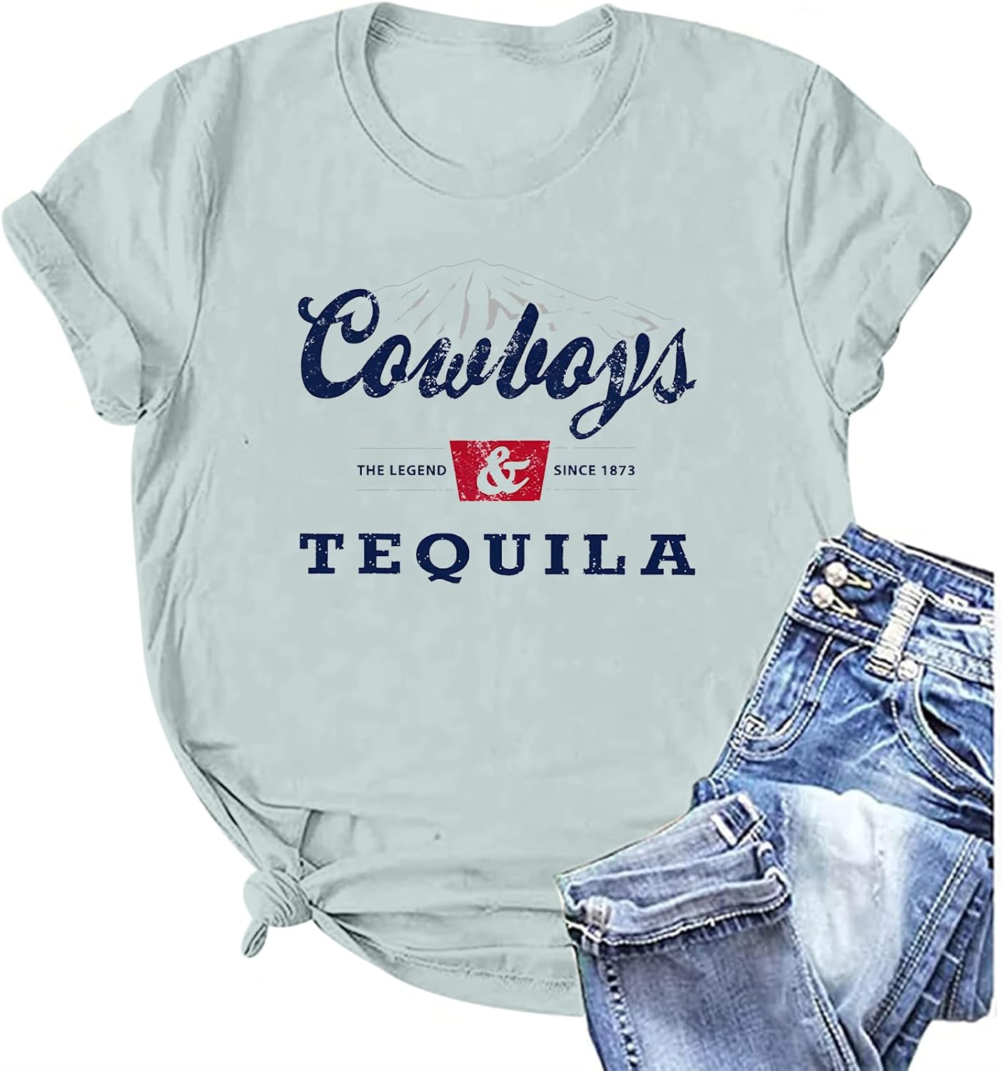 Western Cowboy Shirts Vintage Graphic Tees for Women Cowgirl Country Music Concert Tshirts Funny Retro Rodeo Shirt