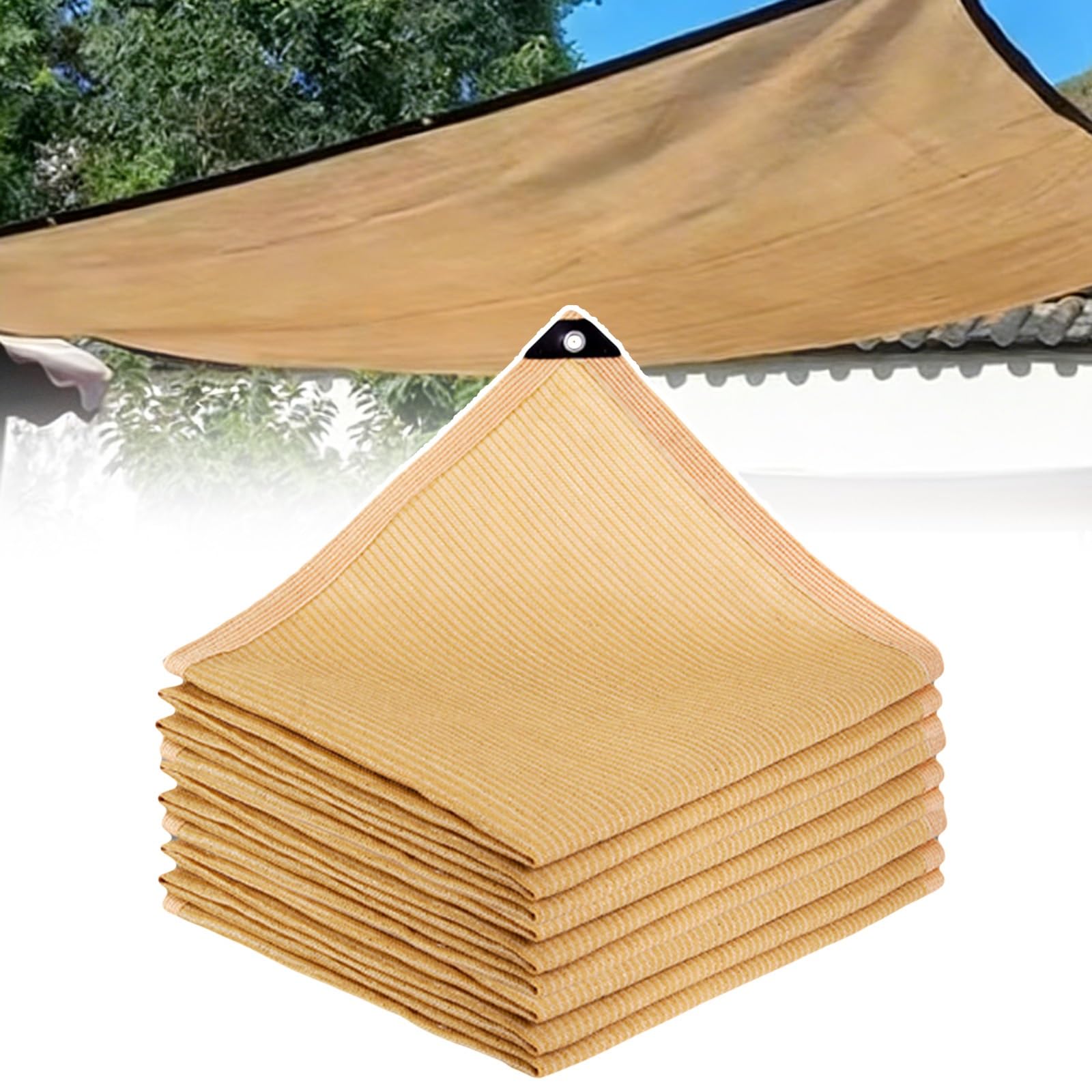 Toldo Rectangular para solucionar el exceso de sol en patios