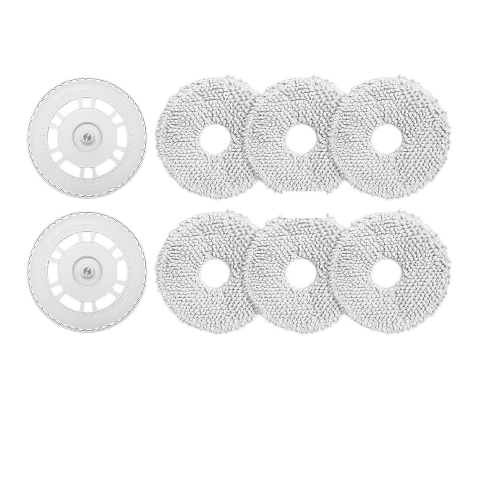 X psblty Mop Holder，Compatible For Xiaomi，M30S / M40 / H40 / D103CN / D110CN / D101CN，Vacuum Replacement Parts(2 Holder+6 cloth)