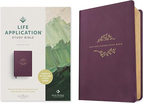 NLT Life Application Study Bible: 3rd Edition Purple