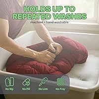 Vista 4 de Sacred Thread Edredón reversible – Poliéster y rayón derivado del relleno de edredón de bambú, para todas las estaciones, relleno alternativo al