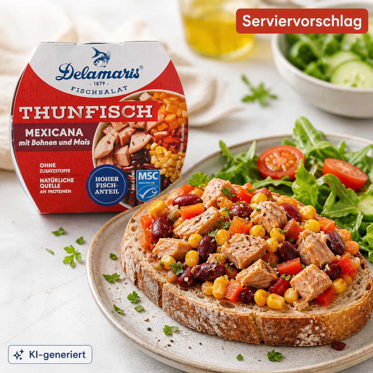 Thunfisch Mexicana mit Bohnen und Mais 10x170g