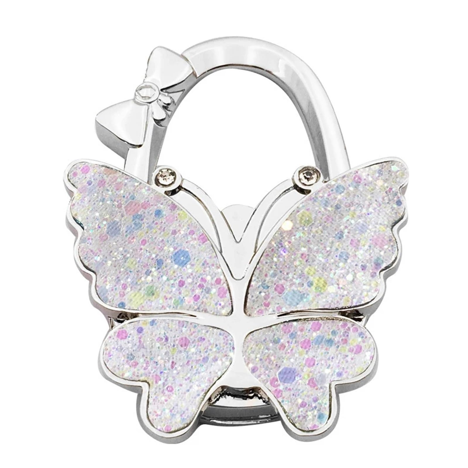 WWYYZAYC Elegant Bag Hook Portable Butterfly Bowknot Table Hanger(008)