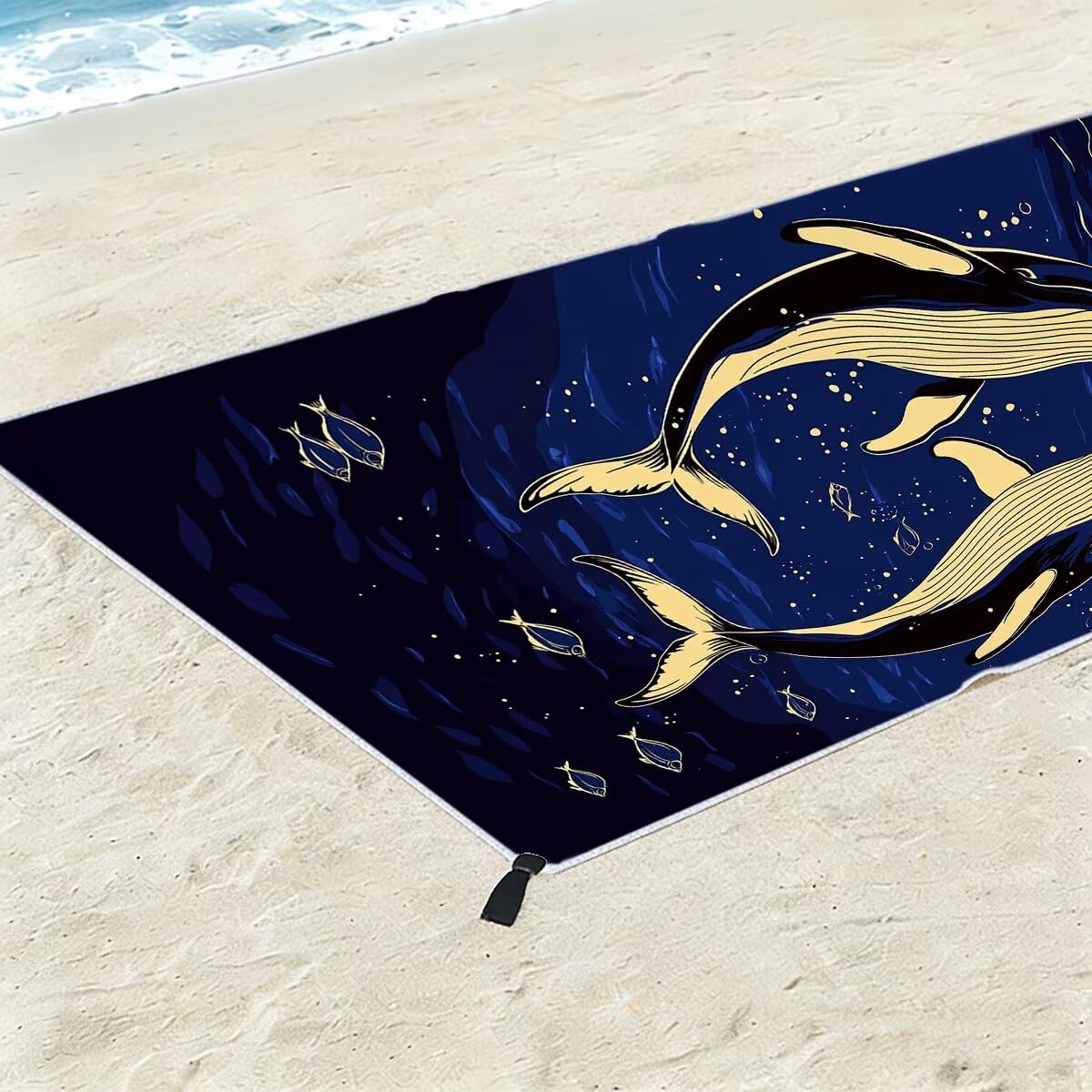 Ręcznik plażowy z mikrofibry, duży ręcznik plażowy 90 x 200 cm, 2 sztuki, damski ręcznik gimnastyczny szybkoschnący, odporny na piasek ręcznik z mikrofibry, lekkie ręczniki na siłownię dla kobiet