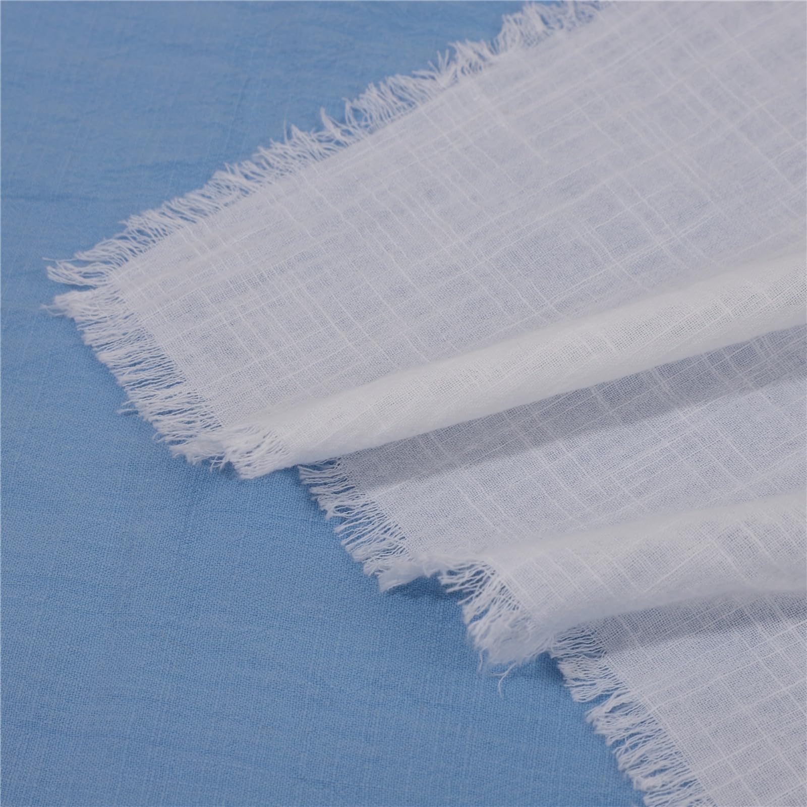 FANSU Confezione da 10/20/50 Tovaglioli Stoffa Microfibra, Tovaglioli di Stoffa da Tavola Morbido Traspirante per Decorazione da Tavolo, Matrimonio, Cena, Ristorante (50 Pezzi,Blu)