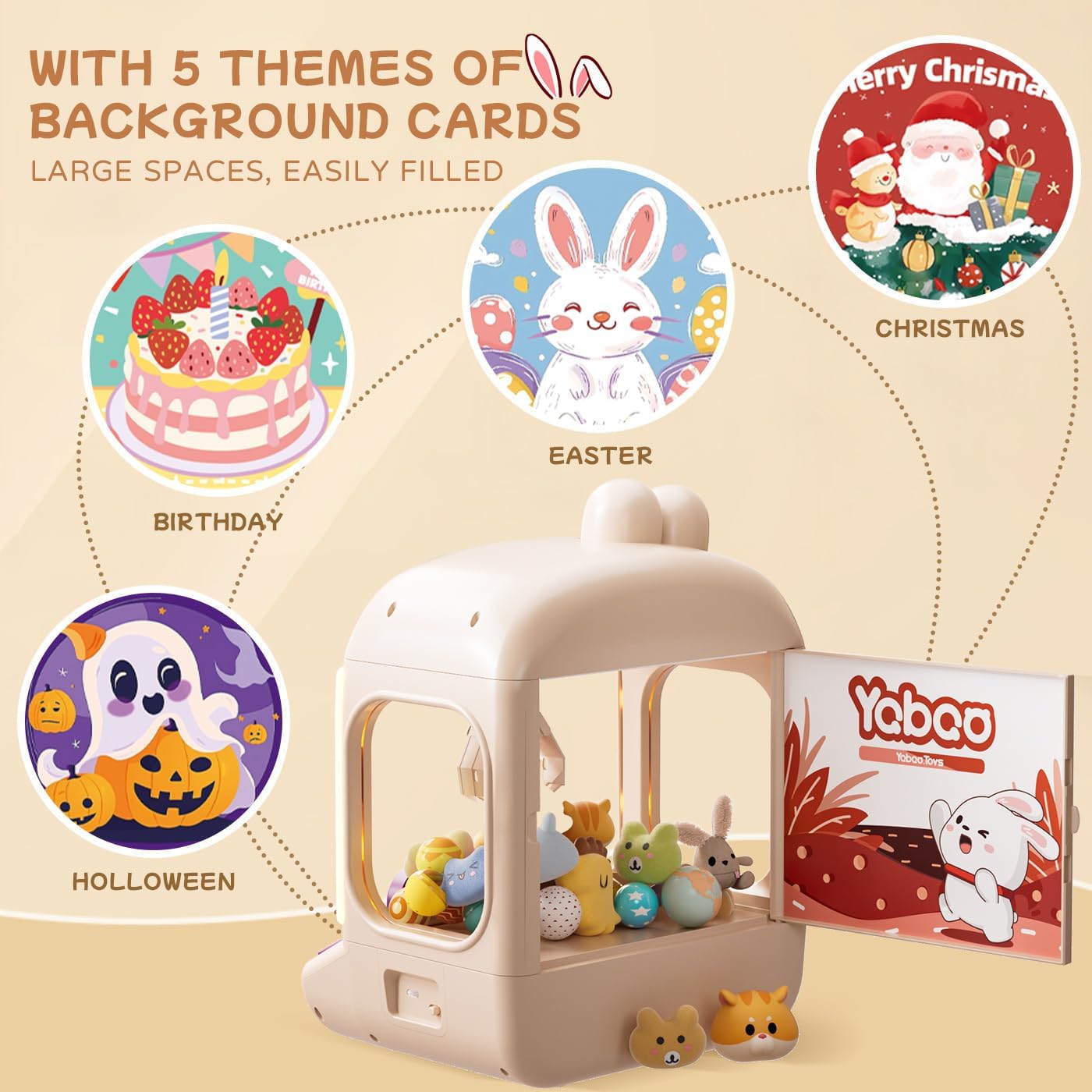 64 Pcs Large Claw Machine Kids