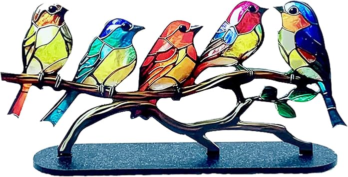 Decorative Home Accessories, Ornaments, Living Room Decor, Home Decor Gift Modern Style, Tabletop Bird Decoration for Living Room, Bedroom, Office Desktop, Cabinets