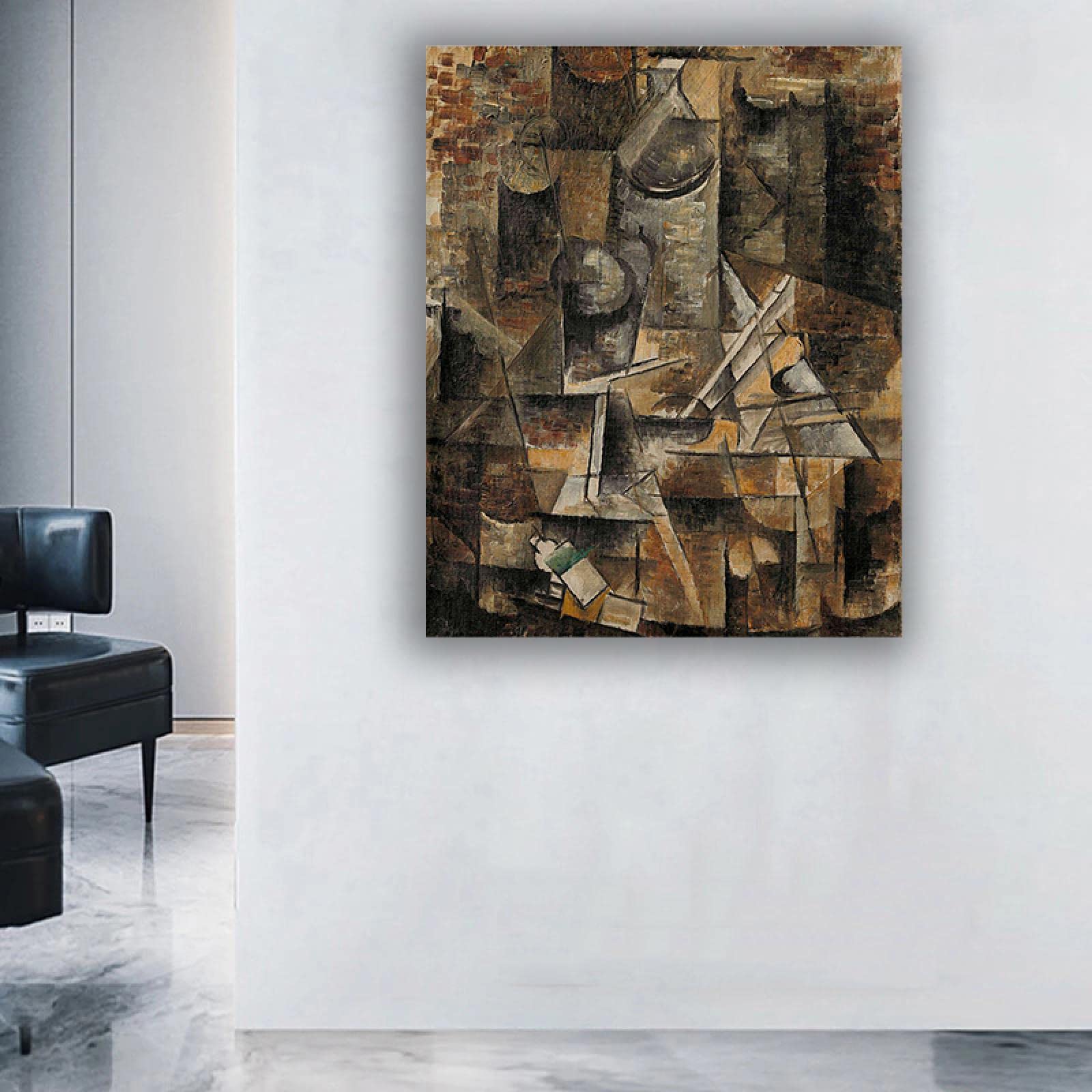 Amazon.co.jp: キャンバス上の写真-Georges Braque-有名な絵画
