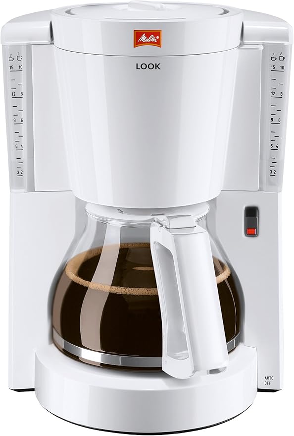 Melitta Look IV, 101101, Filter Coffee Machine with Glass Jug, Aroma