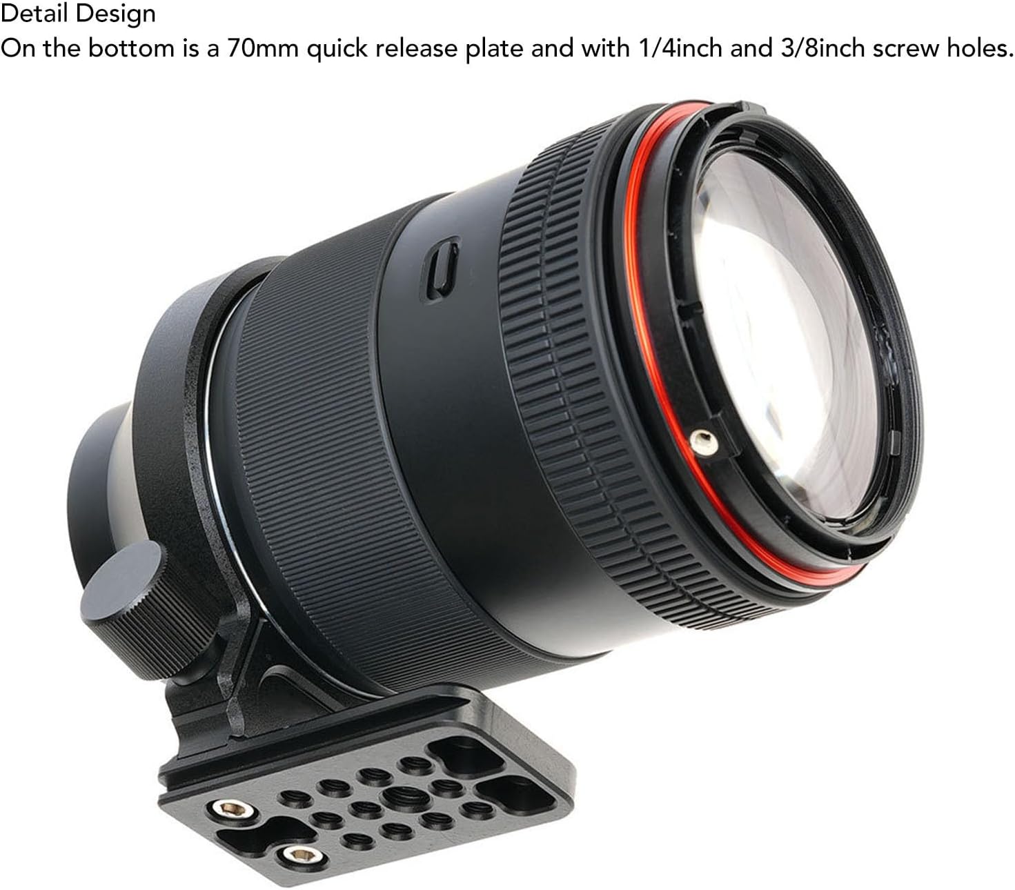 Lens Tripod Mount Rings, Aluminum Alloy Tripod Mount Rings, Collar Tripod Mount Rings for Stable Shootings and Improving The Shootings Effect