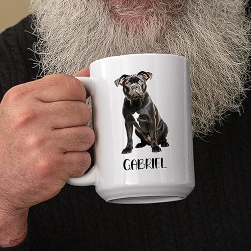 Miniatura 19 de Taza de cerámica personalizada para perros Chow Chow Chow, taza de café con nombre personalizado Chow Chow, regalos para los amantes de los perros