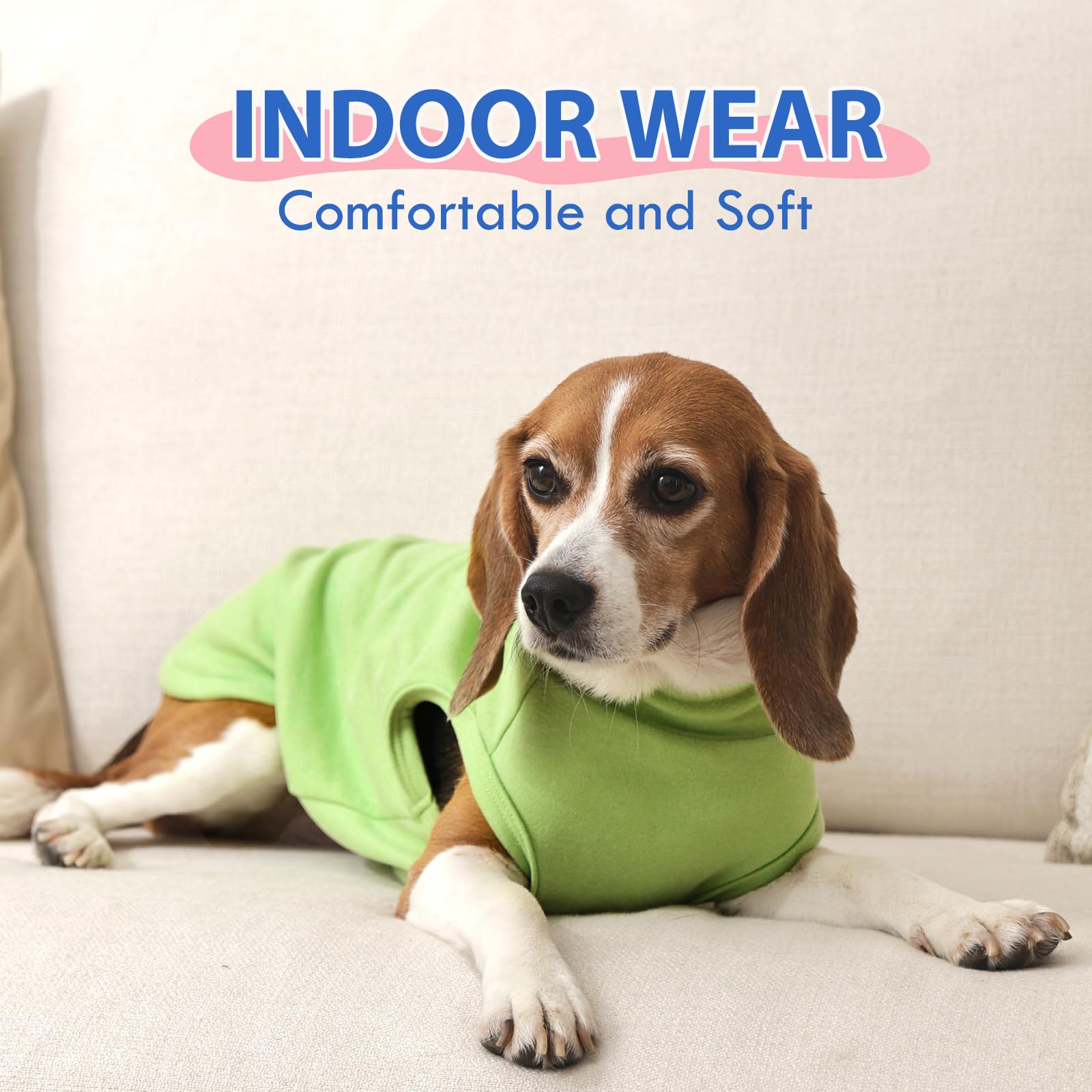 Hunde-Fleeceweste – grün, L – warmer Hundepullover, dehnbar, großes Hunde-Sweatshirt, leichte Hundejacken für mittelgroße Hunde, Dackelkleidung, französische Bulldogge, Mini-Schnauzer