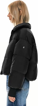 Orolay Puff-O Women's Winter Oversized Cropped Down Puffer Jacket