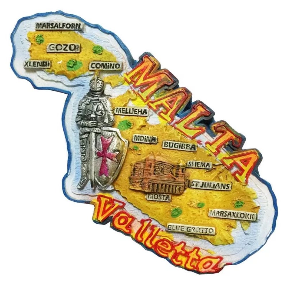 3D Malta Koelkast Magnet,Malta souvenir Sticker Souvenir, Thuis & Keuken Decoratie Malta koelkast magneet