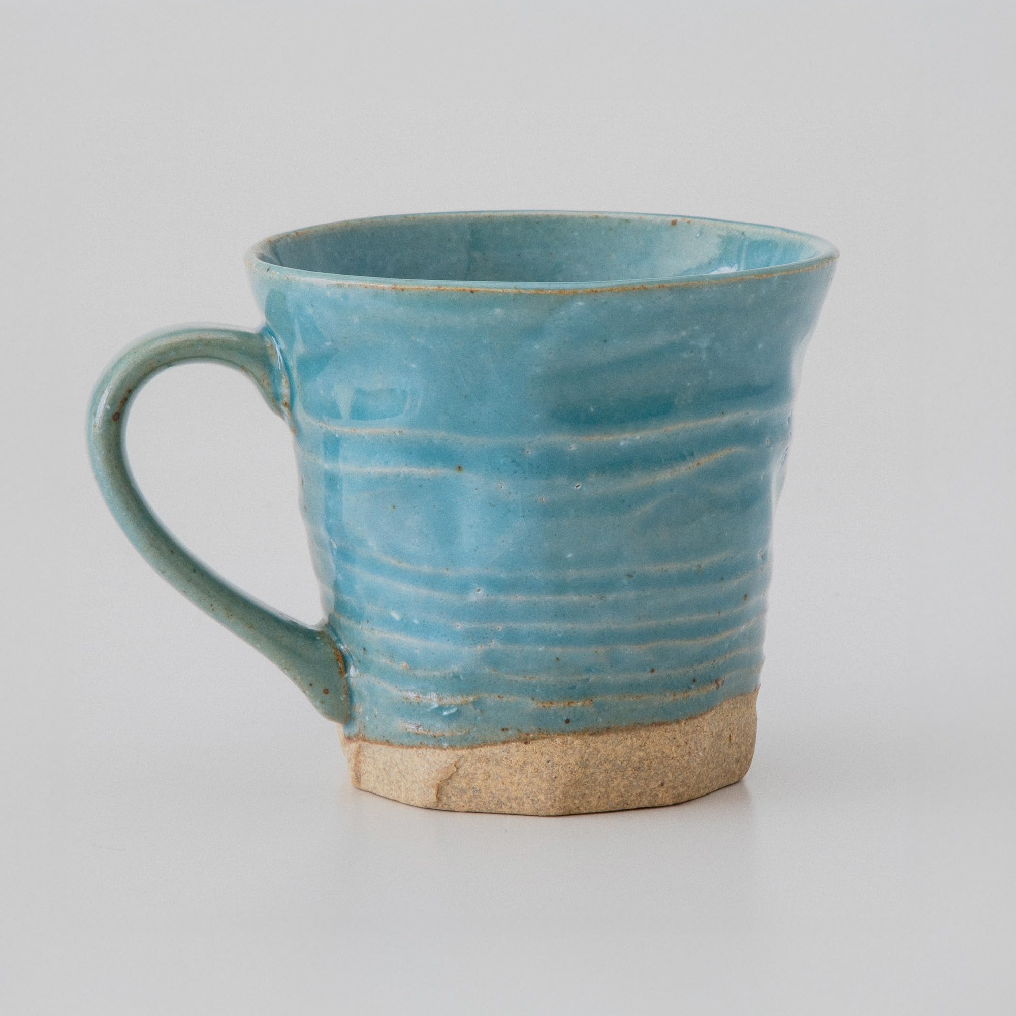 Asayu Japan Set di 2 Tazze Rustiche Tsuchimono in Ceramica Artigianale - Handmade in Giappone, Design Wabi-Sabi
