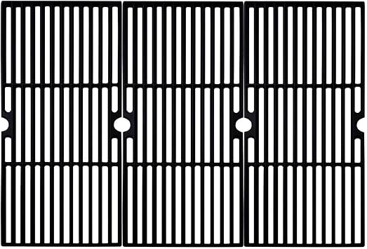 810-4551-0 Grill Grates Replacement Parts for Brinkmann Grill Parts 810-1750-S 810-1751-S 810-3551-0 810-3752-F Pit Boss Pro Series 820 PB820PS1 820PS1 Cast Iron Brinkman 5 Burner Gas Cooking Grates