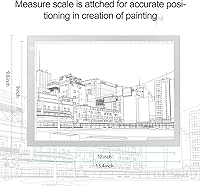 Vista 3 de Caja de trazado de luz LitEnergy con batería recargable, ultradelgada, ajustable, con alimentación USB, luz LED Artcraft, tamaño A4, para dibujo