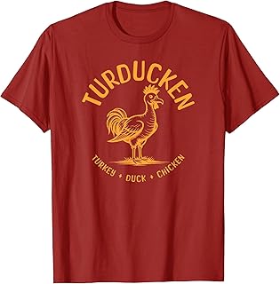 Funny Turducken Thanksgiving Feast Christmas Dinner Meal T-Shirt