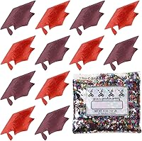 Vista 183 de Confeti Grad Cap Negro, Púrpura Combo - 2 bolsas de media onza (1 oz) (8400/8412)