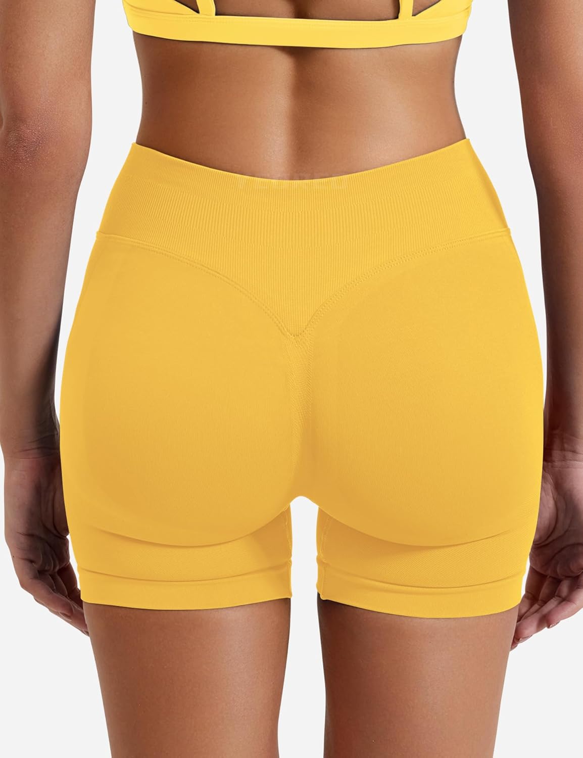 YEOREO SoftHue Women Workout Gym Impact Shorts Hidden Scrunch Butt Lifting 2.5"/3.6"/4.5"/6" Seamless Shorts - Image 5