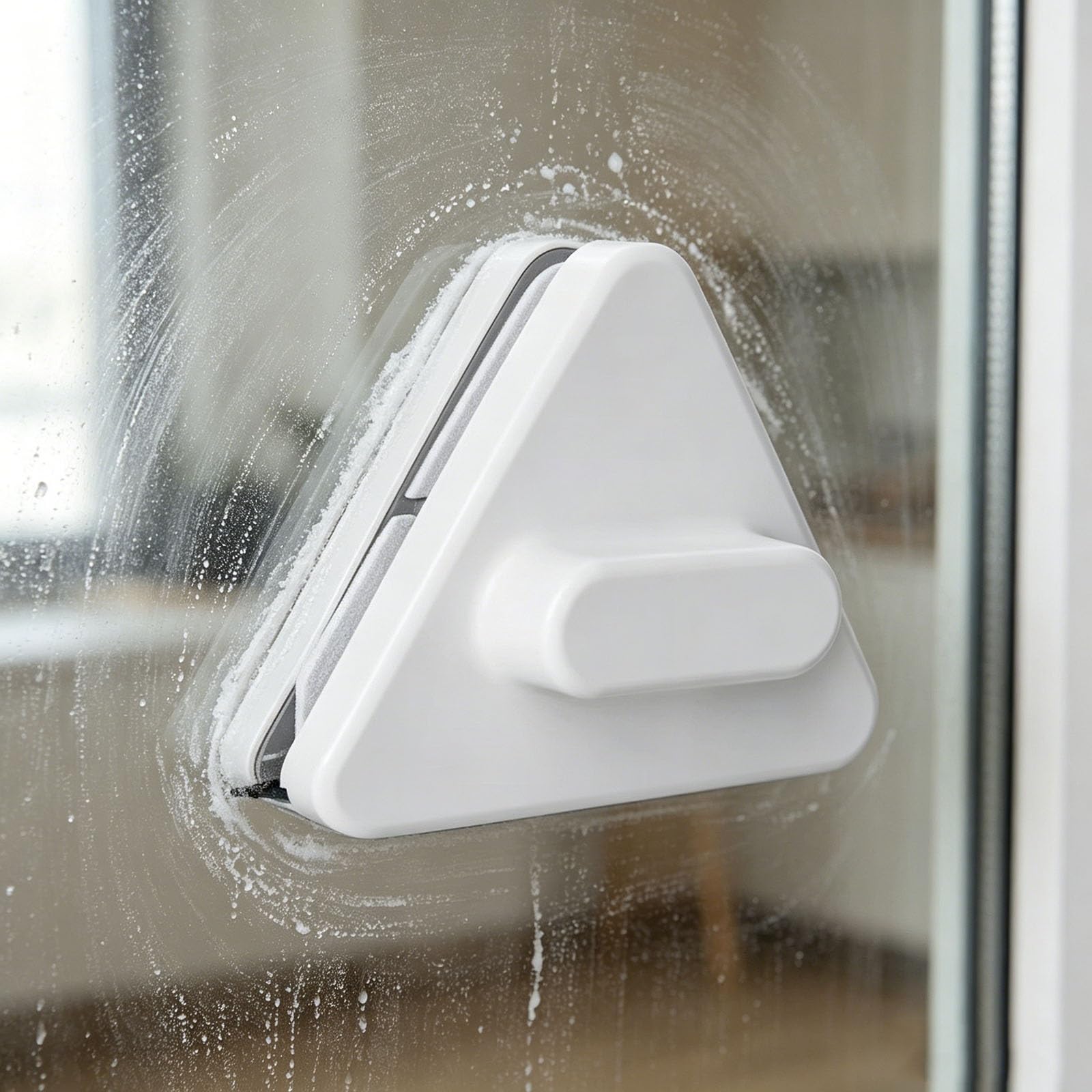 Limpiador de Ventanas magnético, Herramienta de Limpieza y raspado de Vidrio de Ventana de Doble Cara, Adecuado for Ventanas en Edificios de Gran Altura(15-26mm)