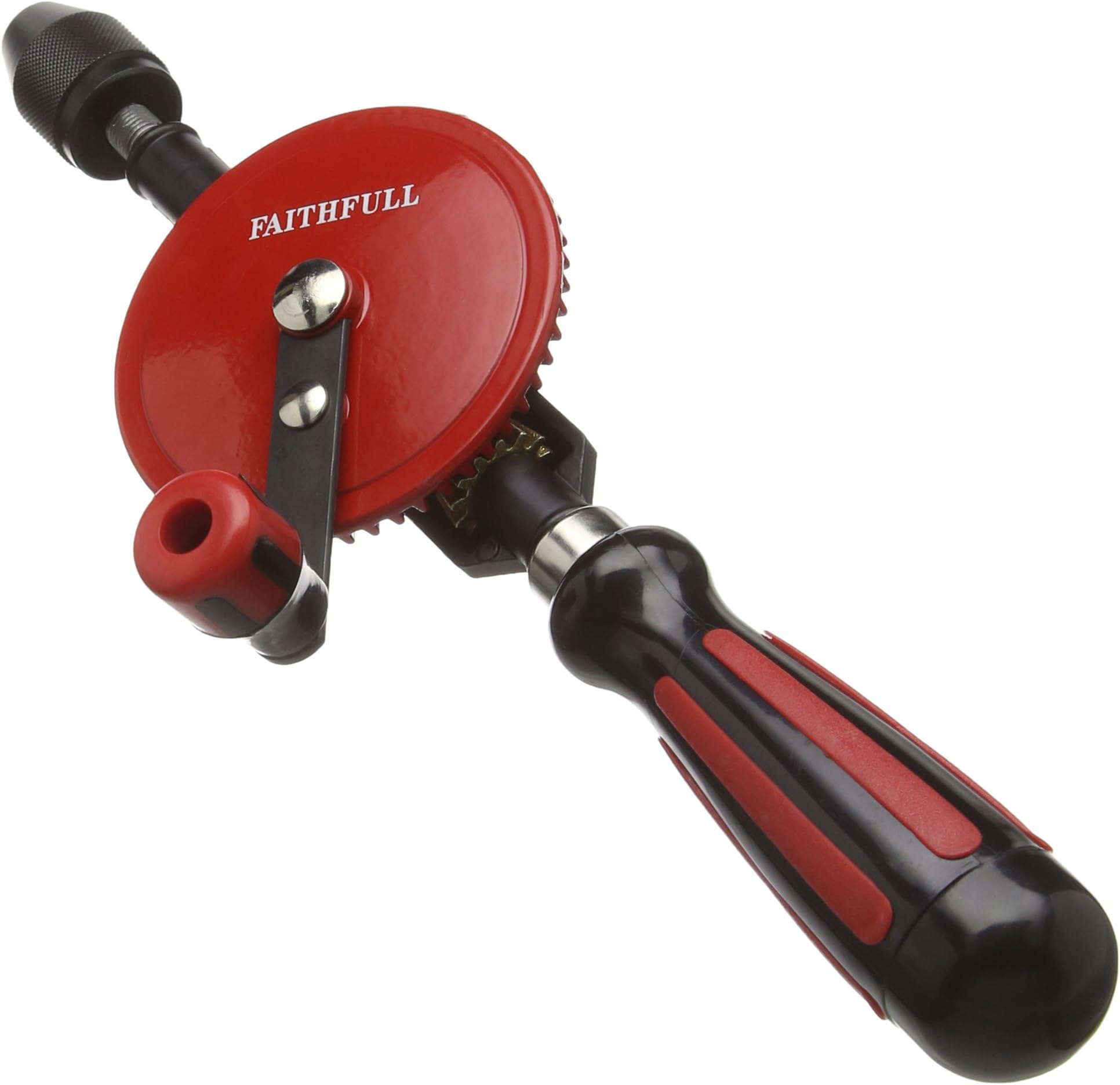 Faithfull HANDDRILL Hand Drill Double Pinion 8.5mm Capacity