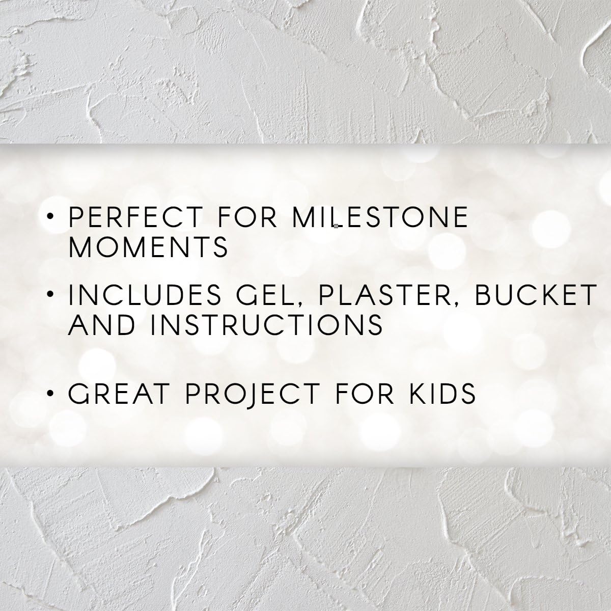 Darice Precious Impressions Memory Hands Keepsake Kit – Commemorate Milestone Moments, 3-D Hand Plaster Mold and Keepsake Kit Includes Gel, Plaster, Bucket and Instructions – Makes a Great Kids Project
