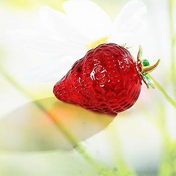 BODA ボダ　バナナのオブジェ　ガラス製　フルーツ Amazon.co.jp: バンホンシュン フェイククリスタルフルーツ置物