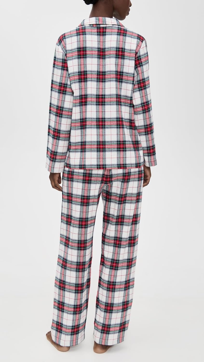 Eberjey Women's Flannel Long Pajama Set - Image 3