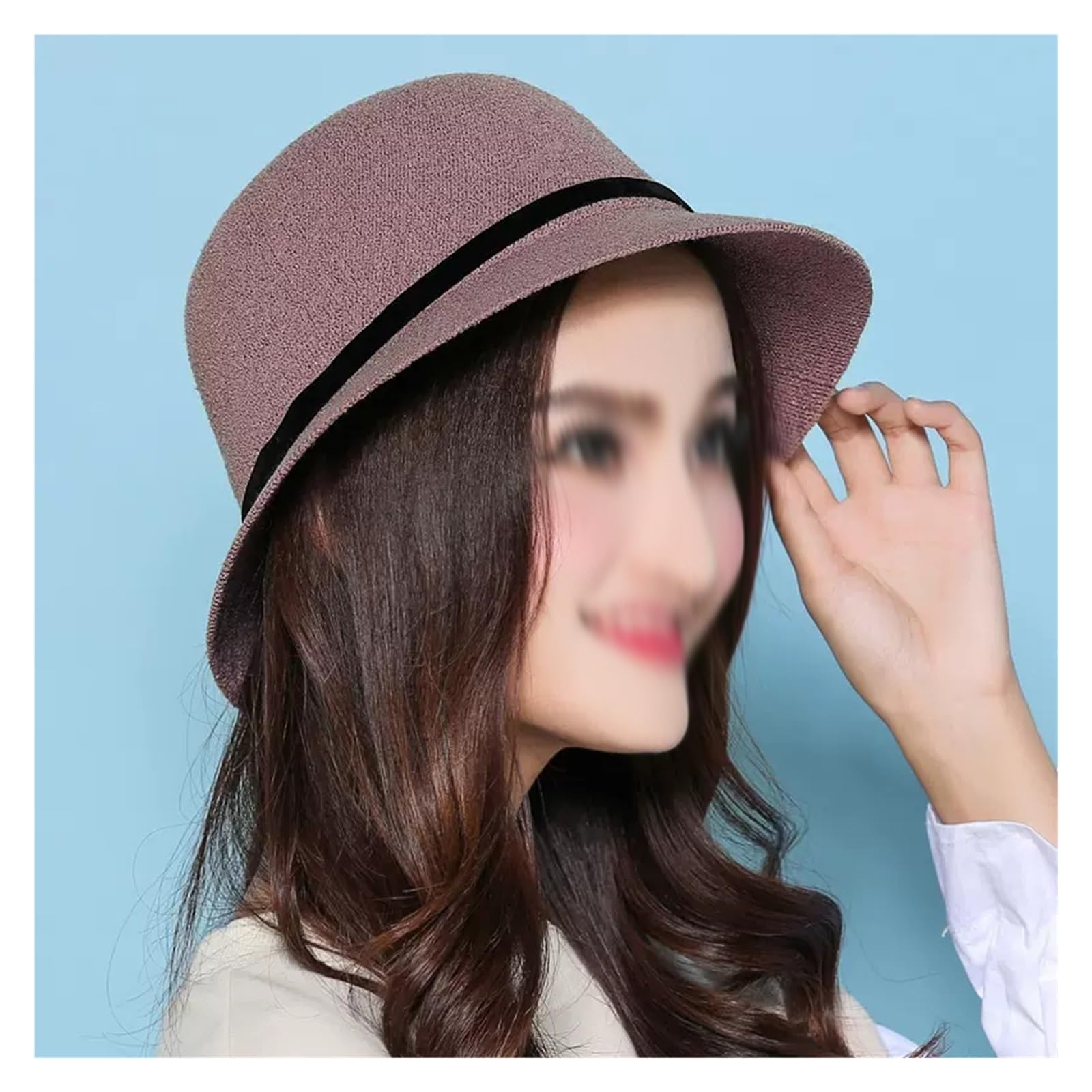 Chapeau de pecheur d'ete pare-soleil respirant pour femme couleur argent protecteur