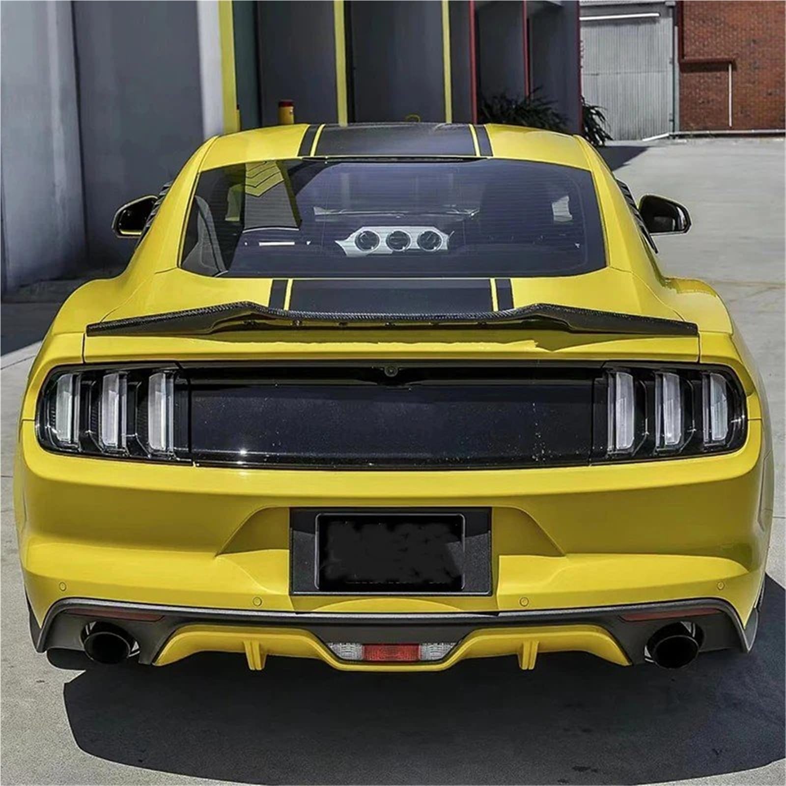 Dla Ford Dla Mustang 2015-2018 Skrzydło Na Klapie Spoiler Bagażnika Lotka Tylny Akcesoria Dekoracyjne Do Karoserii Spojler Tylny Trunk Wing