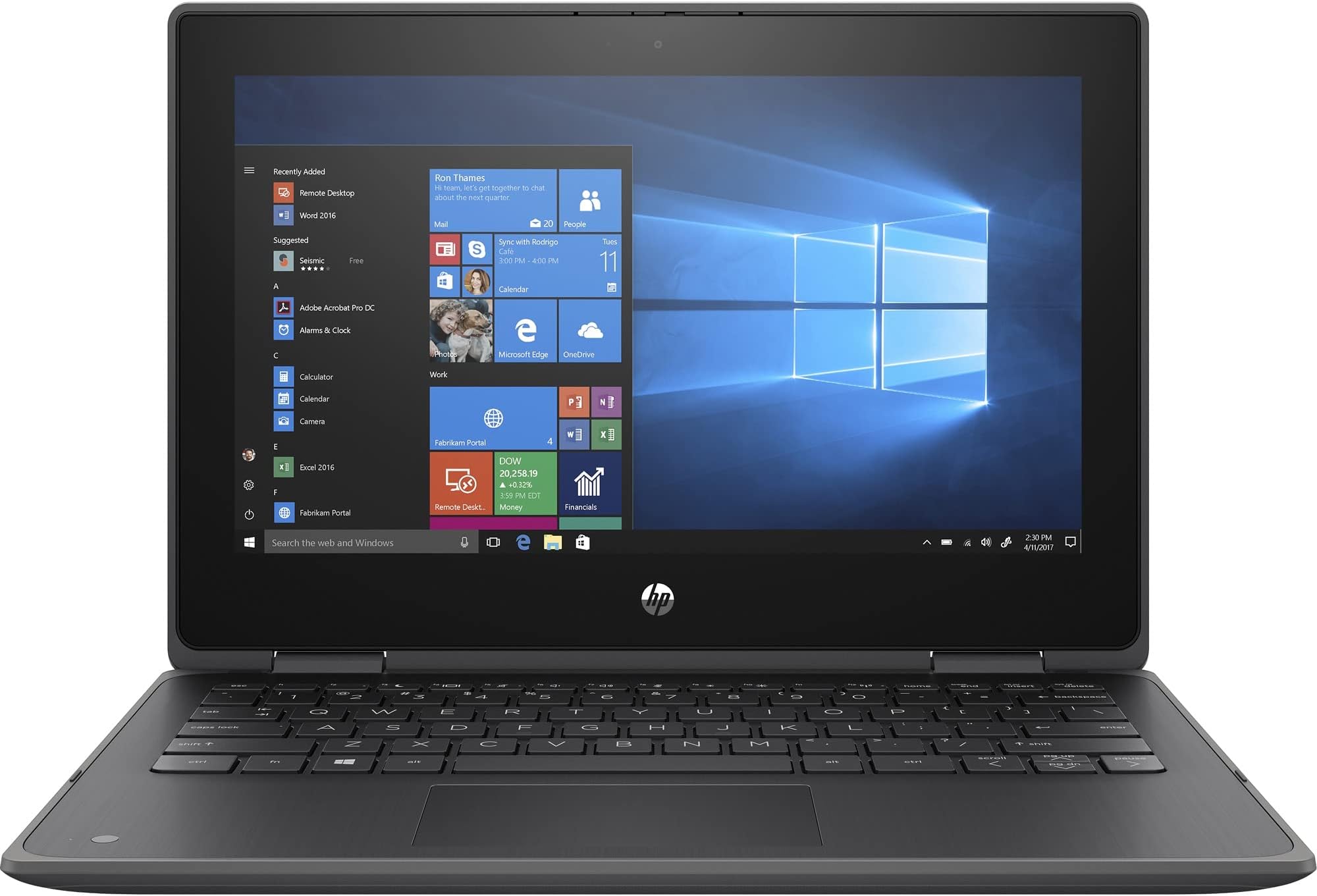 HP ProBook x360 11 G5 EE 11.6" Touchscreen 2 in 1 Notebook - HD - 1366 x 768 - Intel Celeron N4120 Quad-core (4 Core) 1.10 GHz - 4 GB RAM - 64 GB Flash Memory - Windows 10 Pro - Intel UHD Graphic