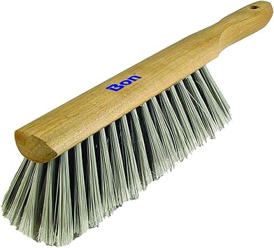Bon 84-155 Soft Tipped Flagged Counter Brush 9" Brush Length Silver Tipped Bristles Wood Handle Dust Brush