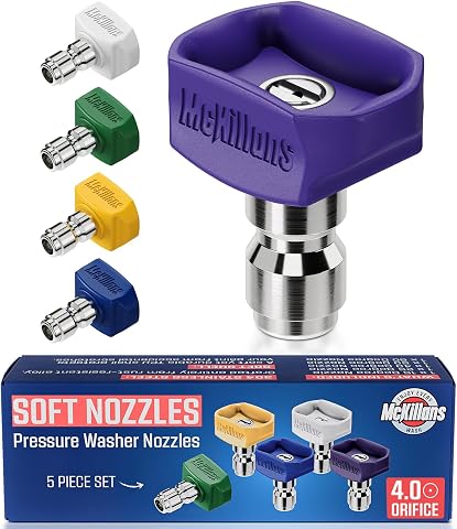 McKillans® 2026 Soft Pressure Washer Nozzle Tips - Fast R...