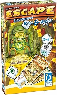 Queen Games Escape Roll and Write Board Game