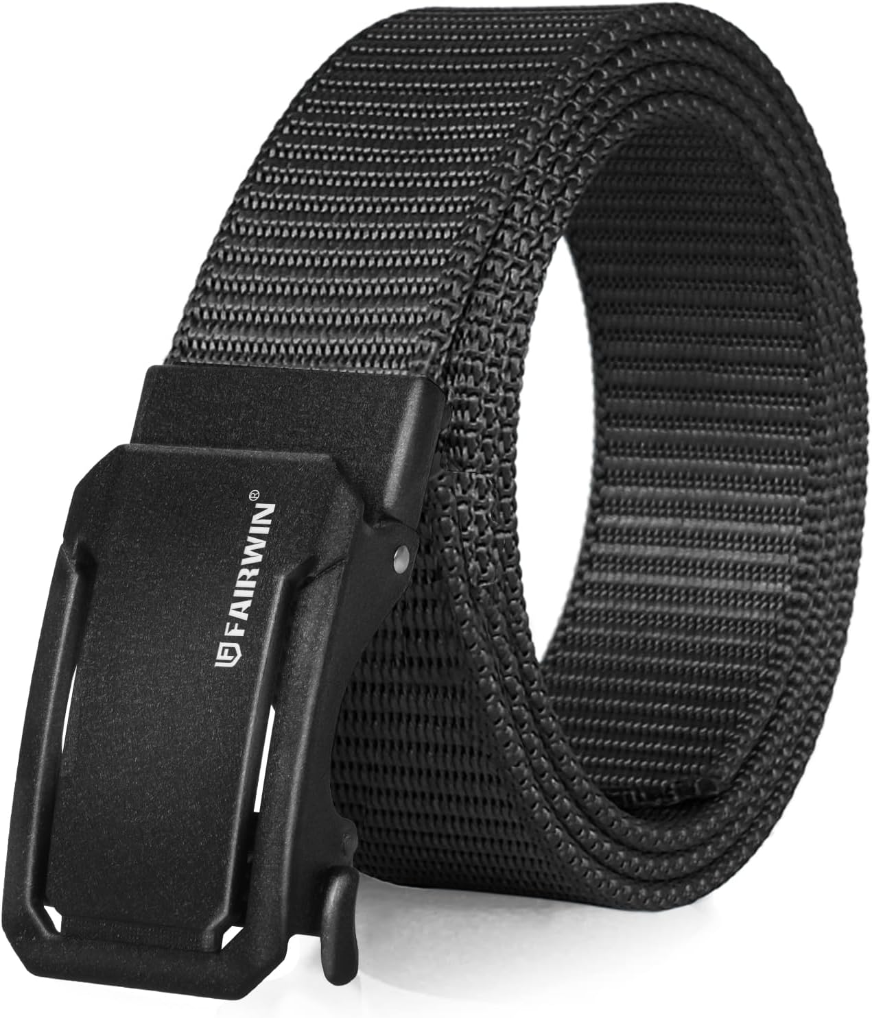 FAIRWIN Men's Ratchet Web inch Nylon Automatic Buckle,No