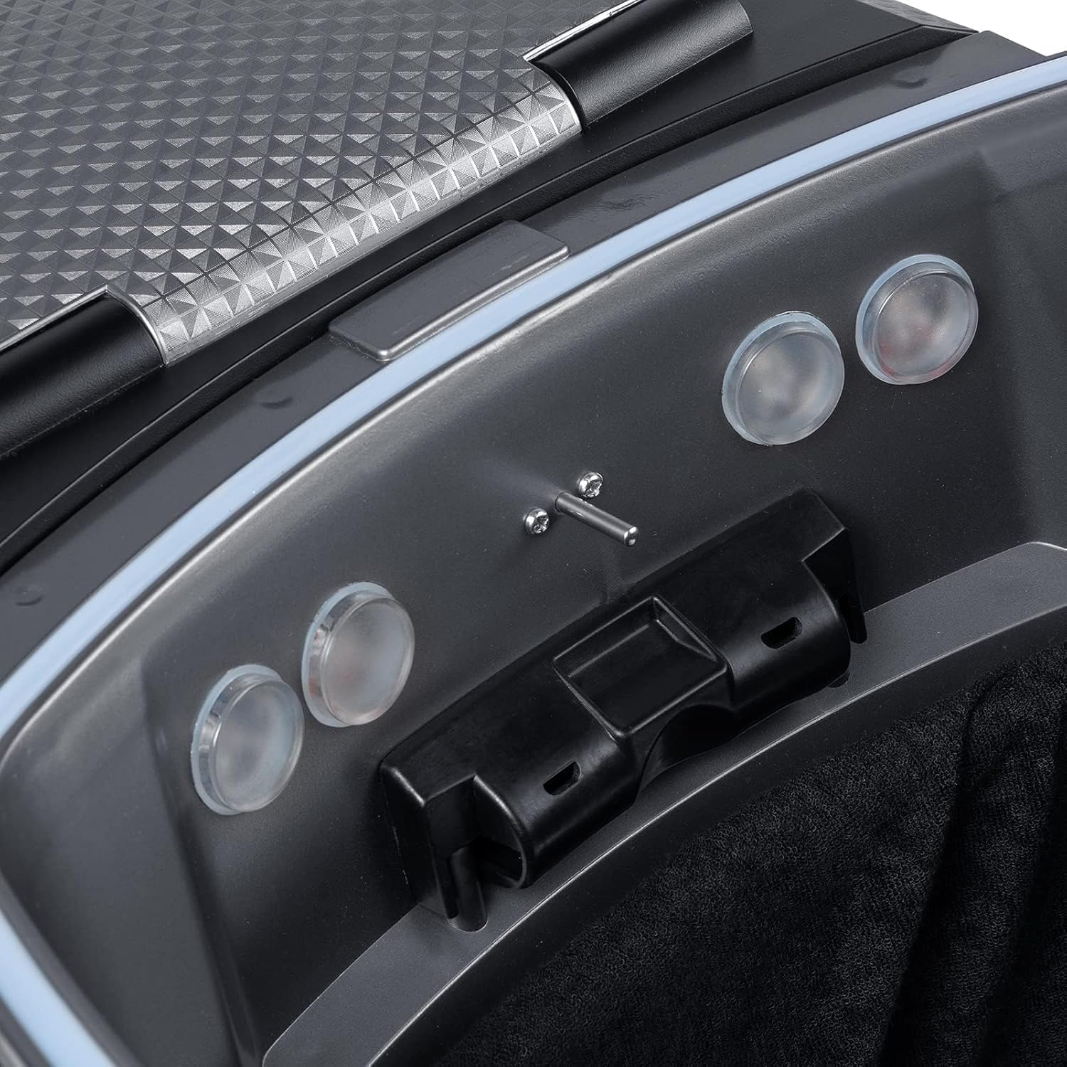 Elitzia 7 Color Hair Steamer Black Hooded Micro Mist Ozone for Natural Black Hair Adjustable Height Wheels 3 Mode 5 Level Time Temperature Control Dye Perm Hair Professional Home ET1408T - Image 5