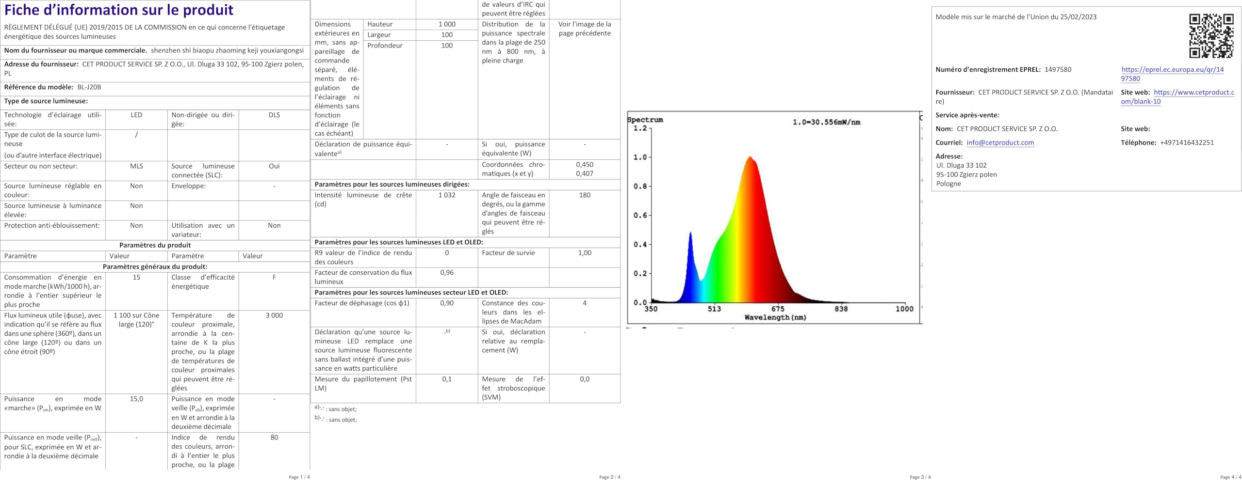 Lampe Intelligente Pour Plantes, 5 Têtes Avec Télécommande Et