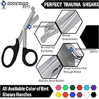 Vista 7 de OdontoMed2011 TIJERA DE CIZALLA DE VENTA EMT/UTILITY 7.25" 7-1/4" (7 1/4", NEGRO)