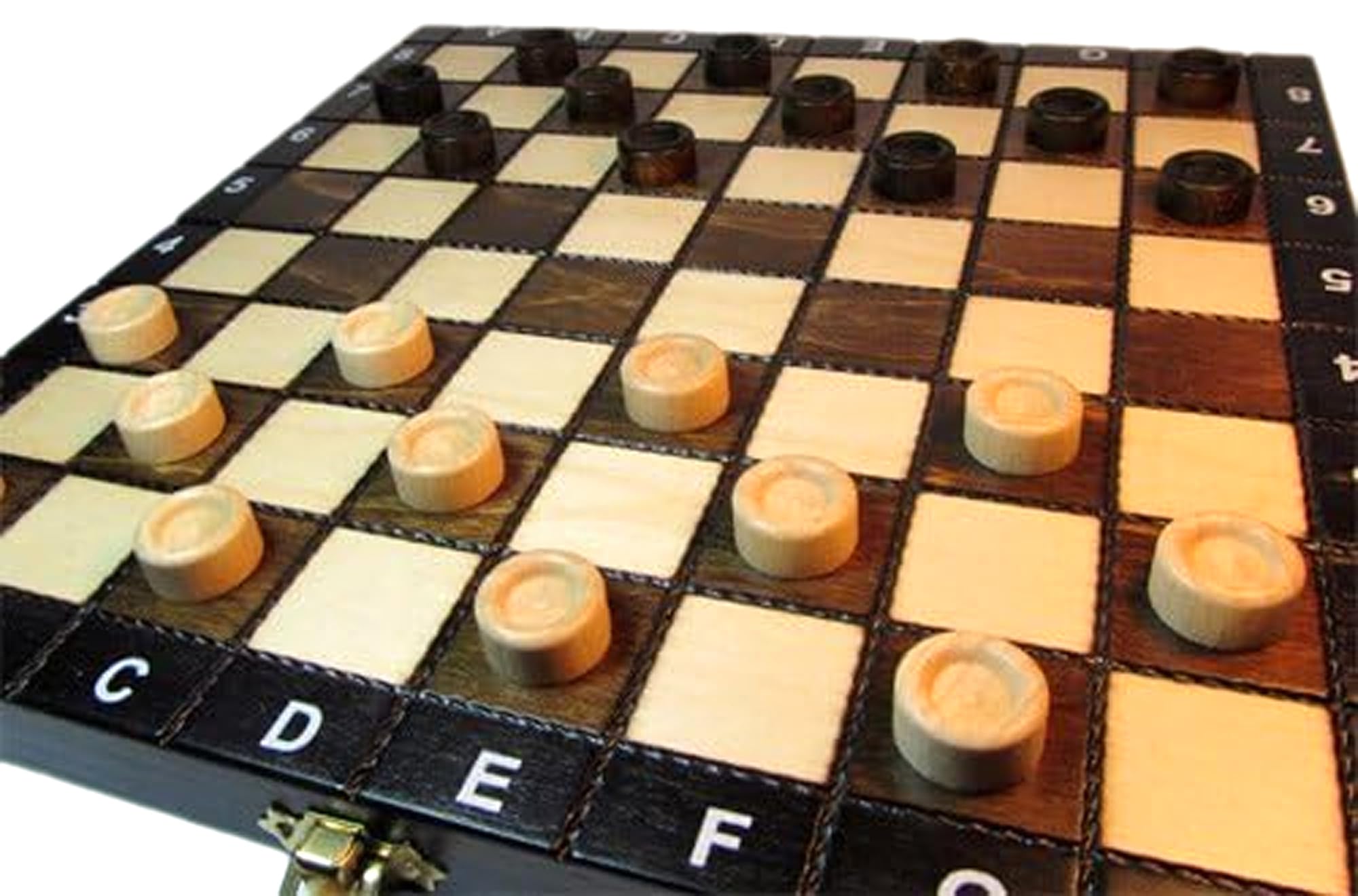 ChessEbook Multifunctionele speelset 3-in-1: schaakspel dame backgammon van hout 27 x 27 cm - inklapbaar - reisschaakspel - bordspel - denkspel - handwerk