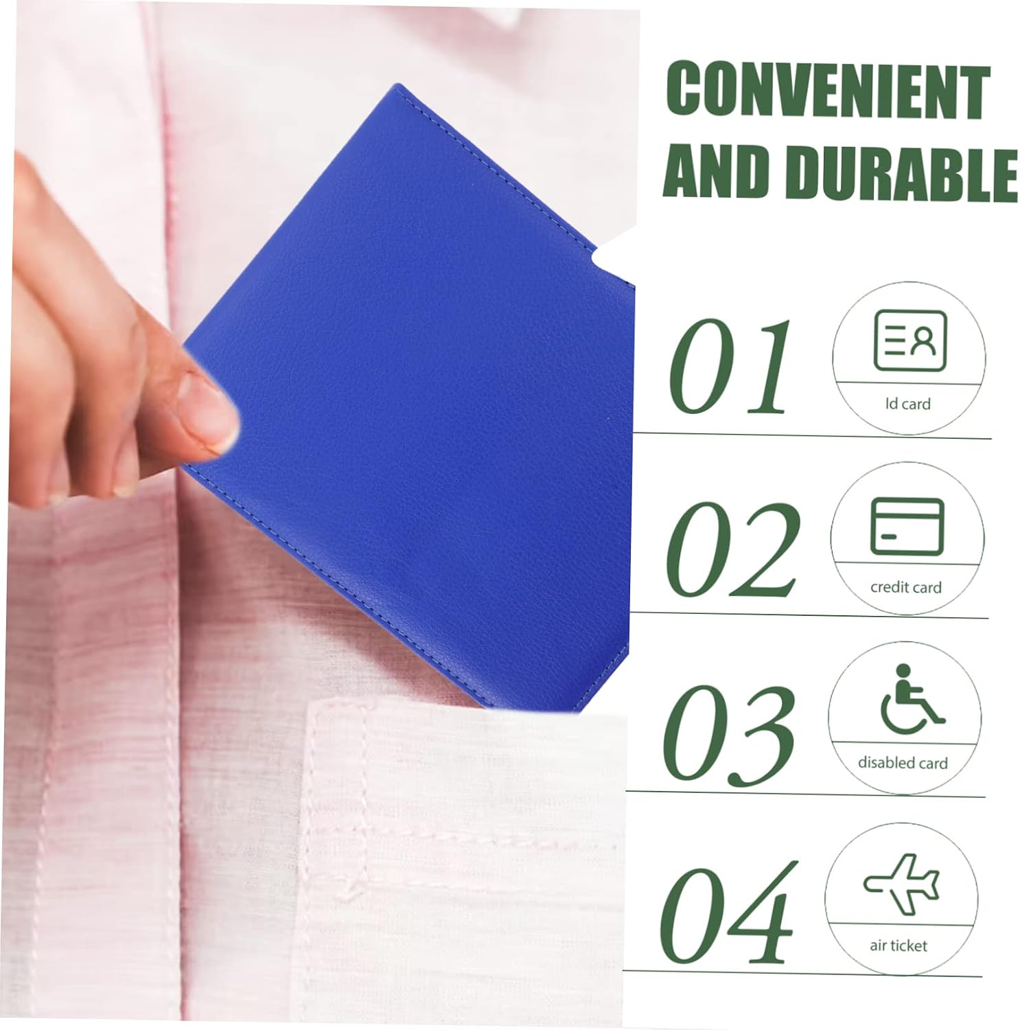 Disabled Certificate Holder PVC Identity Card Cover for Outdoor Carrying