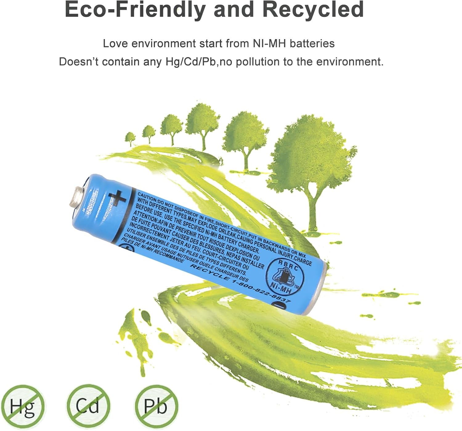 BK-30AAABU NI-MH AAA Rechargeable Battery 1.2V 300mah 10Pack NiMH AAA Batteries for Panasonic Cordless Phones