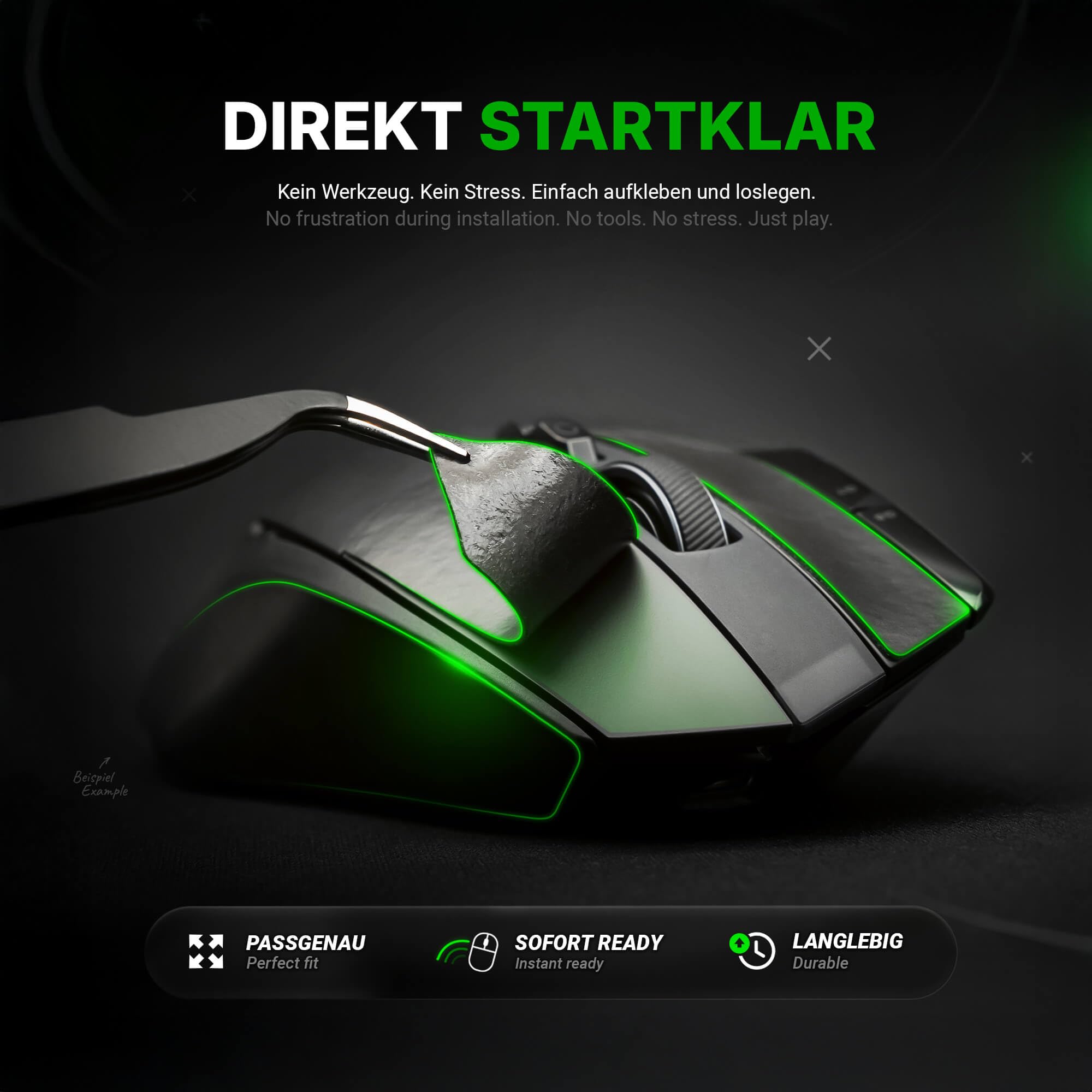 Bandes Antidérapantes Pour Souris Logitech G502 X PLUS – Kwmobile – Neuve